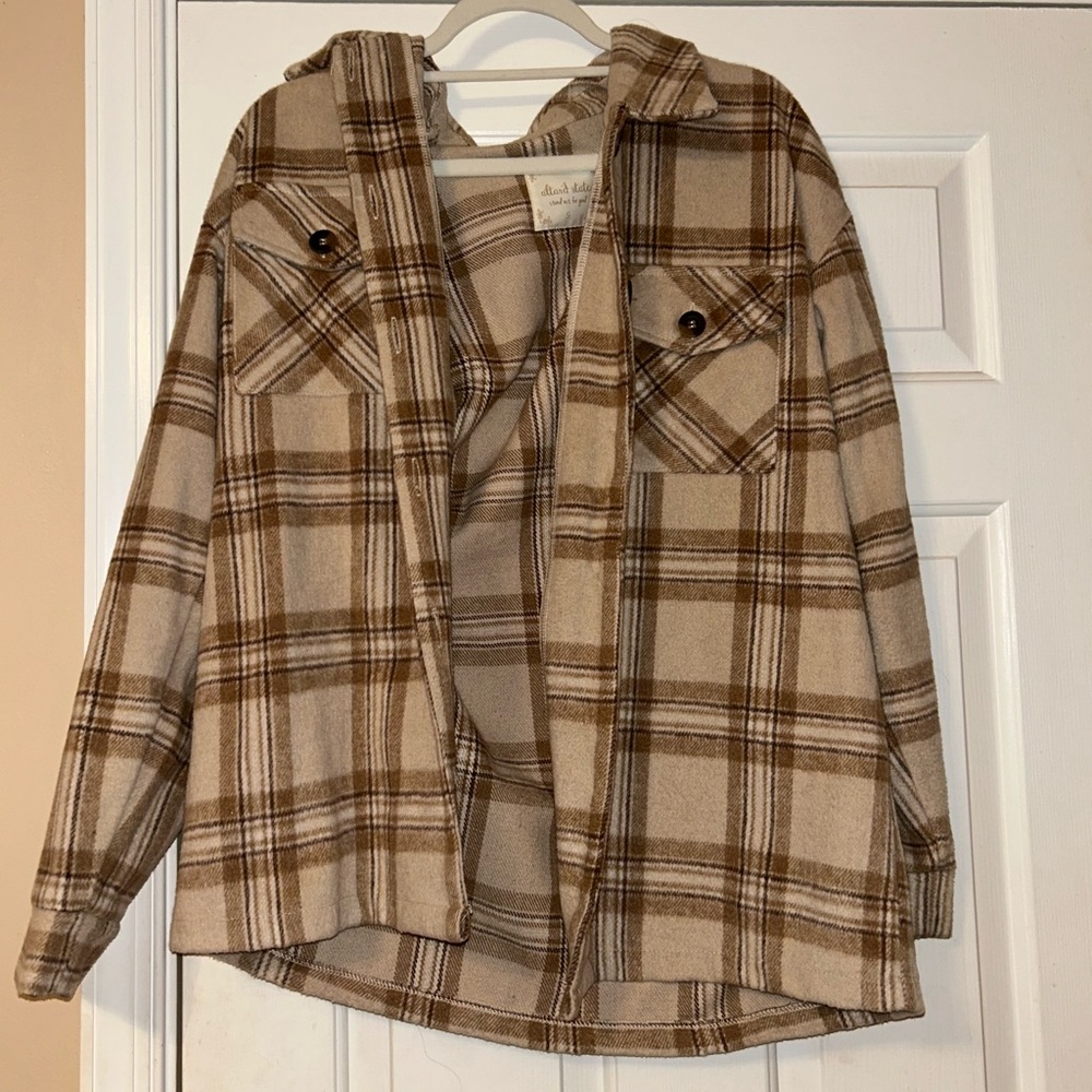 Altard state plaid shacket